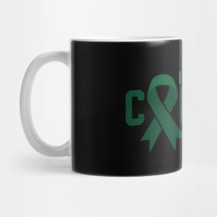 Fight With Cancer Everyday | Green Ribbon for Liver Cancer Mug